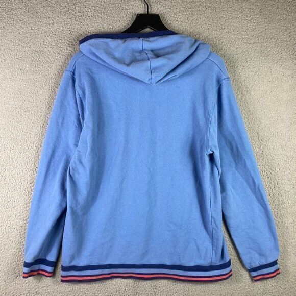 Disney Sweatshirt Stitch Lilo Pullover Hooded  Blue Size Medium Mens Long Sleeve - Picture 3 of 9